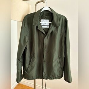 Mens Herschel Supply Company Forest Green Windbreaker Jacket